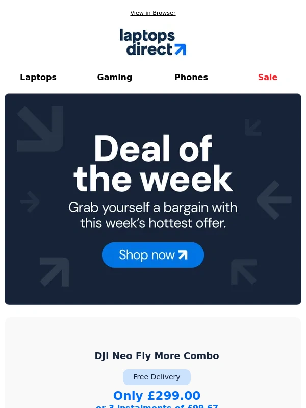 Laptops Direct - ? Deal Just Dropped: DJI Drone