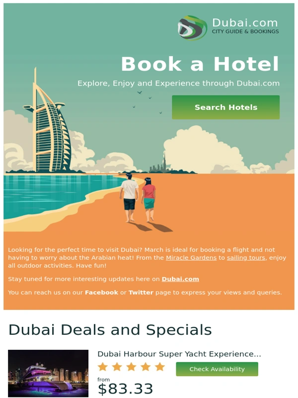 Dubai - Dubai in March - Outdoor Entertainment!
