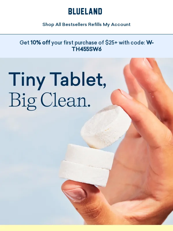 Blueland - Let’s talk tablets