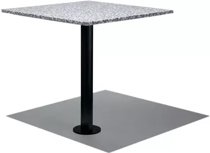 Industry West Quadrata Affixed Table - Grey