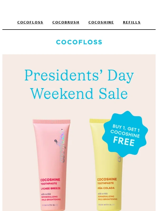 Cocofloss - 48 hours left to $ave