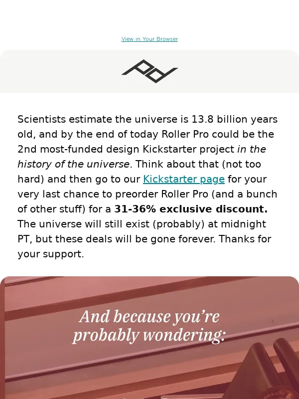 Peak Design - Now we really mean it