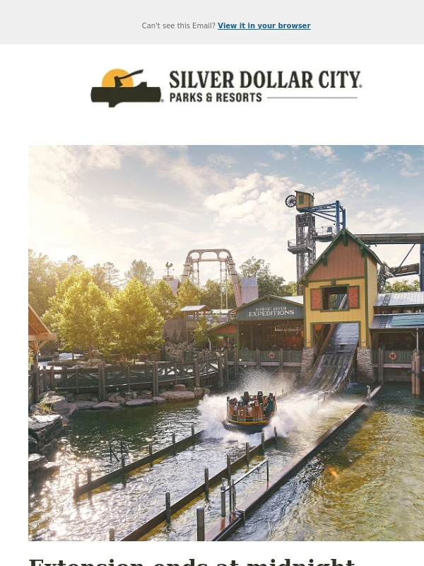 Silver Dollar City - Last Chance: Extension Ends At Midnight!