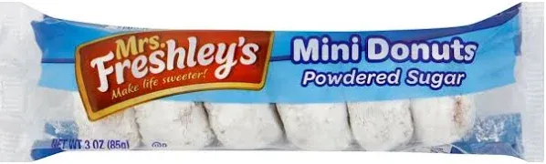 Mrs. Freshley's Powdered Sugar Mini Donuts