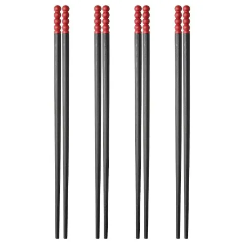 Ikea FOSSTA Chopsticks, 4 pairs, red - IKEA