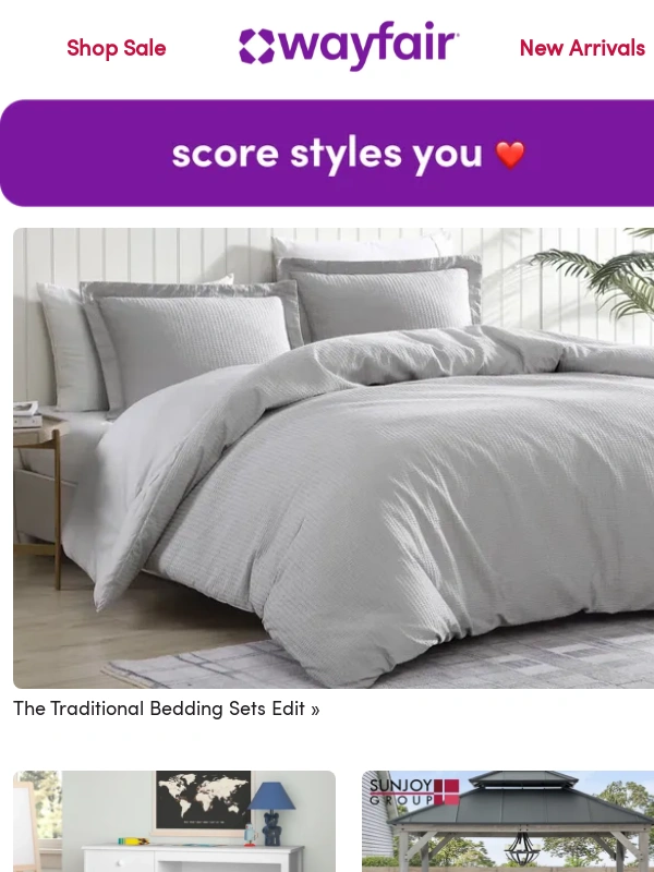 Wayfair - TRADITIONAL BEDDING SETS that are worth it →