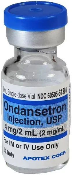 Ondansetron Injection 4 mg per 2 mL Single-Dose Vials by Apotex 1 Vial