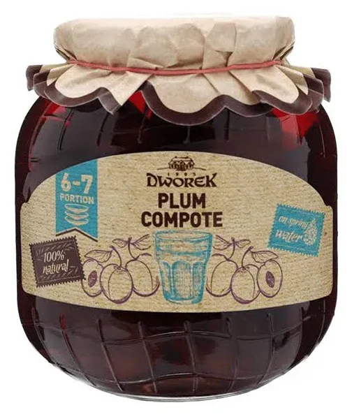Dworek Plum Compote 720ml