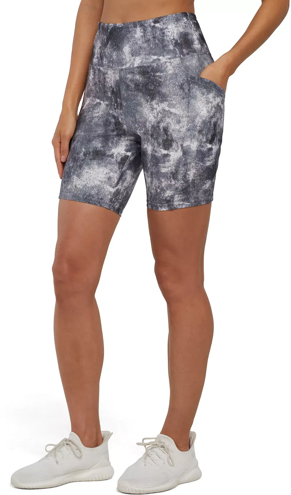 Marika Balance Collection 2 Pack Ariana High Rise Side Pocket Bermuda Black / Tapestry Floral Crush / Xl