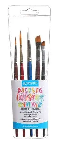 Princeton Lettering Brush Set
