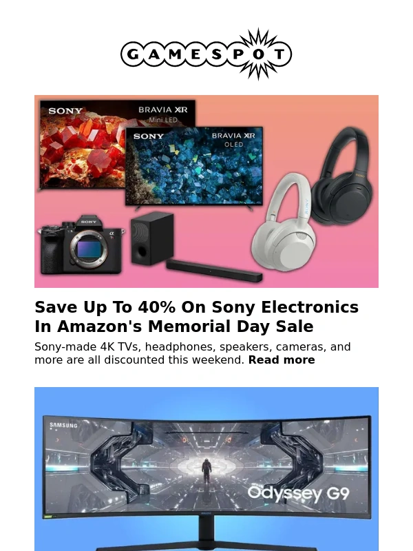 Gamespot - The Absolute Best Memorial Day Deals
