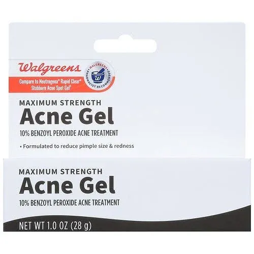 Walgreens Maximum Strength Acne Gel