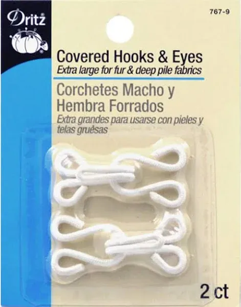 Dritz Covered Hooks & Eyes