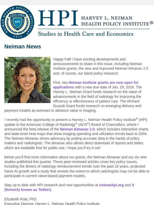 Acr - News About Health Policy Research