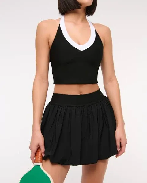 Women's Abercrombie & Fitch YPB motionTEK Bubble Hem Mini Skirt