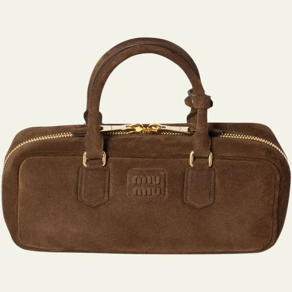 MIU MIU Women's Arcadie Suede Top-Handle Bag