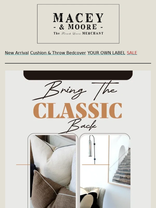 Macey - Bring The Classic Back | Restock Next Week !