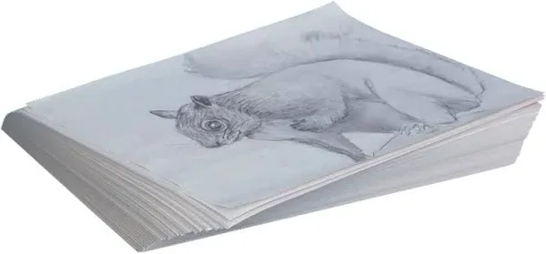 Sax Plain White Newsprint Newspaper Ream of 500 Sheets