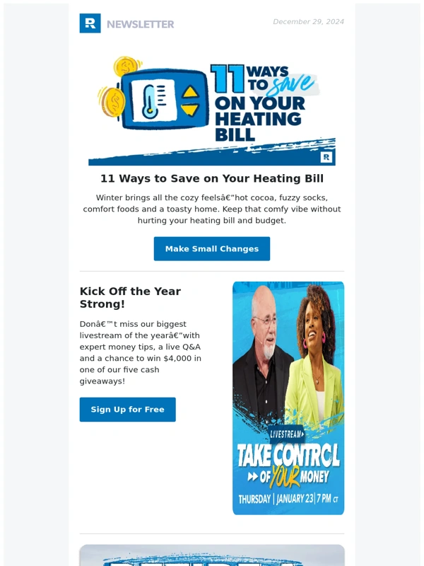 Ramsey - 11 Ways to Save on Your Heating Bill