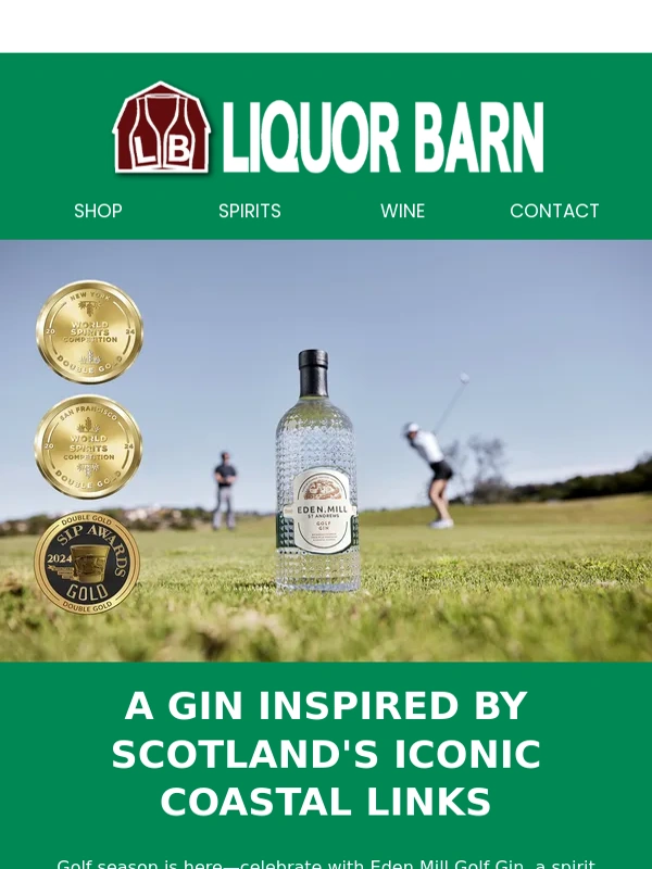 Liquor Barn - Tee Off Golf Season with Eden Mill Golf Gin ⛳?