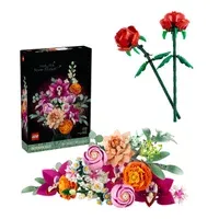 LEGO Pretty Pink Flower Bouquet and Roses Bundle