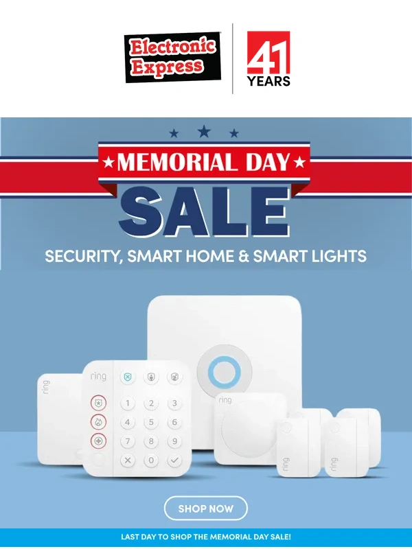 Electronic Express - Memorial Day ?? Security Deals You Can Trust