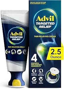 2.5-Oz Advil Targeted Relief Pain Relieving Cream w/ Massage Applicator $9.73 w/ S&S + Free Shipping w/ Prime or on $35+