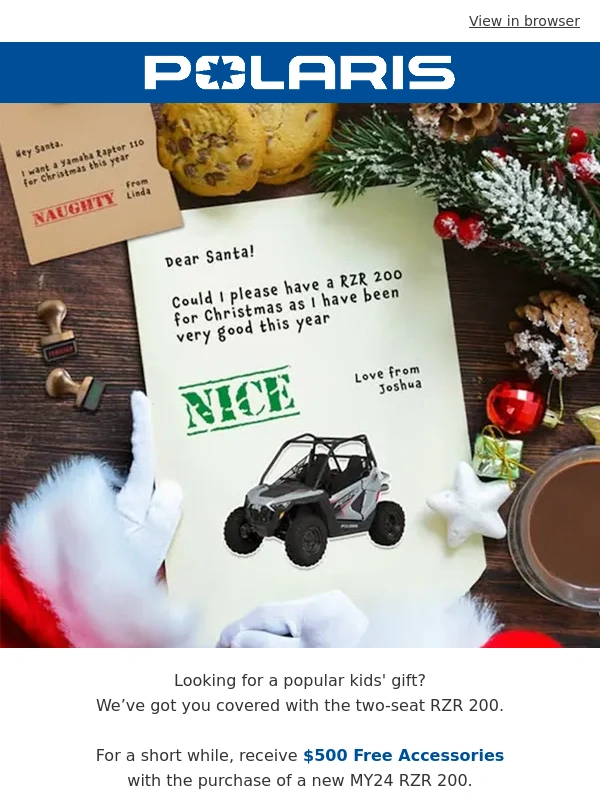 Polaris - RZR 200 | The Gift of Adventure ??