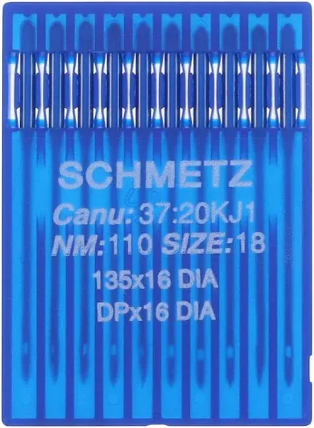 10pk Needles Schmetz 135x16 180/24