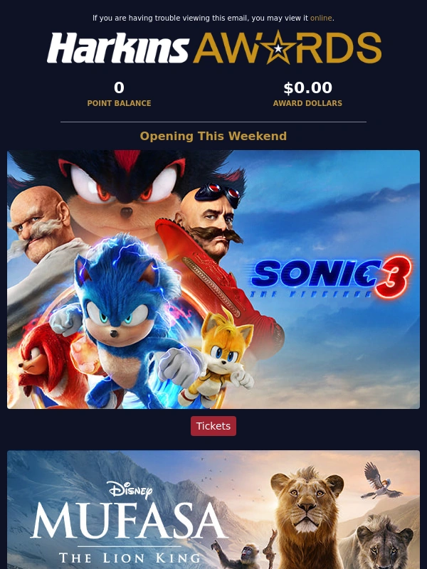 Harkins Theatres - Sonic Is Back ? A New Lion King ? & Much More!