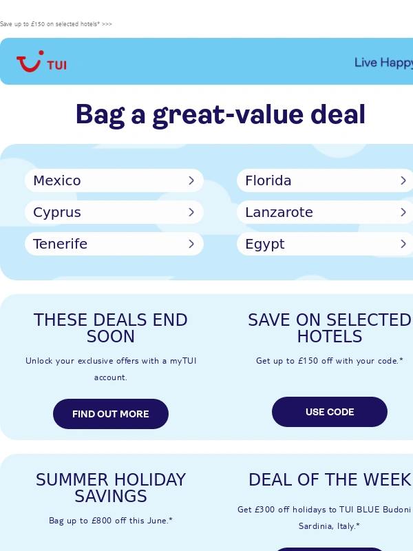 TUI - Psst ➡️ Don't pass up these amazing savings