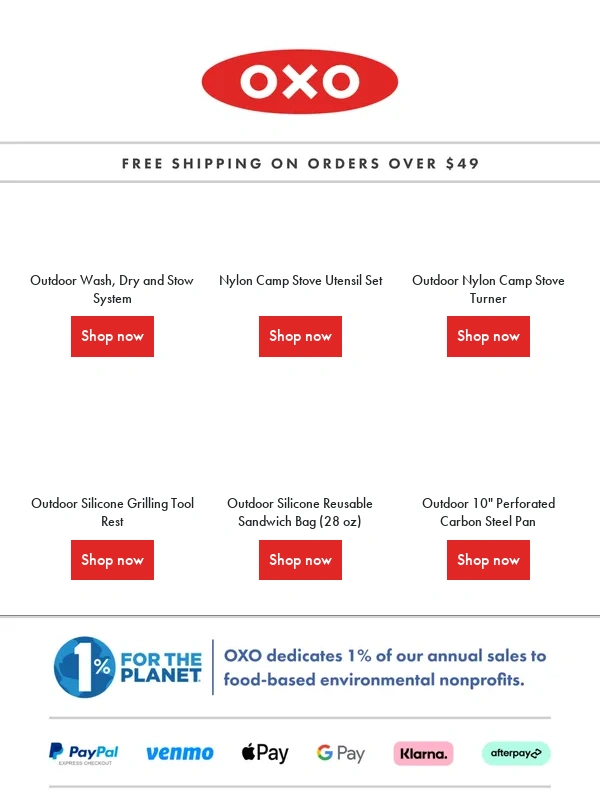 OXO - Will you miss out? 20% off ends soon