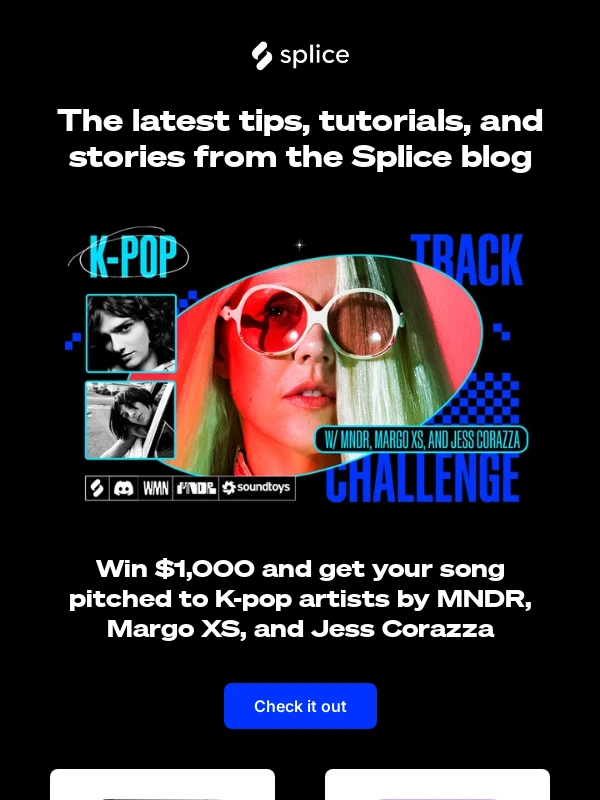 Splice - A song competition for $1,000 and getting your music pitched to K-pop artists
