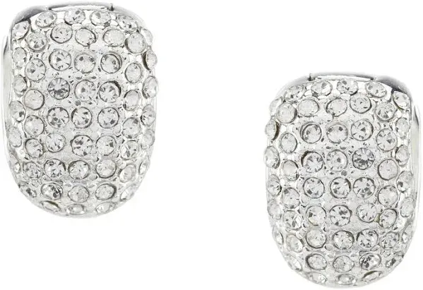 Anne Klein Crystal Halo Clip-On Earrings