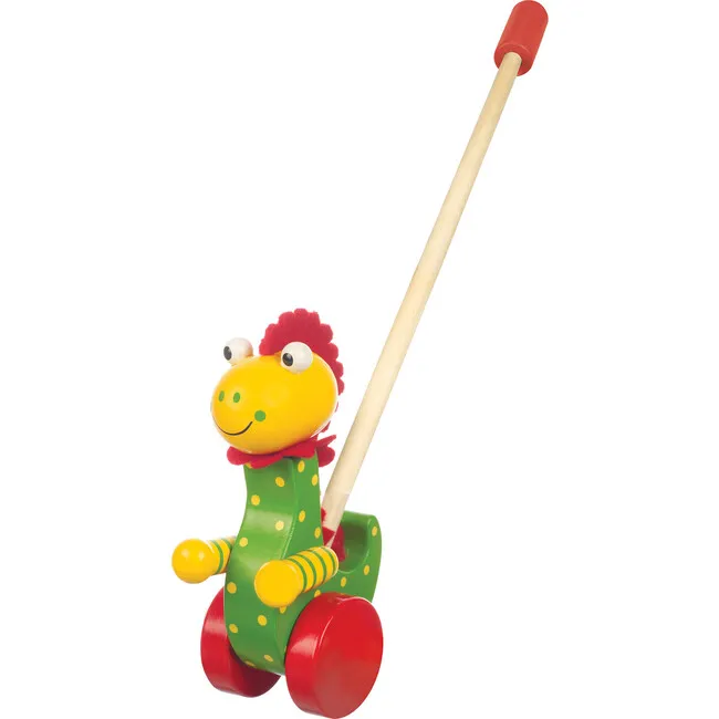 Orange Tree Toys Dinosaur Push-Along Toy