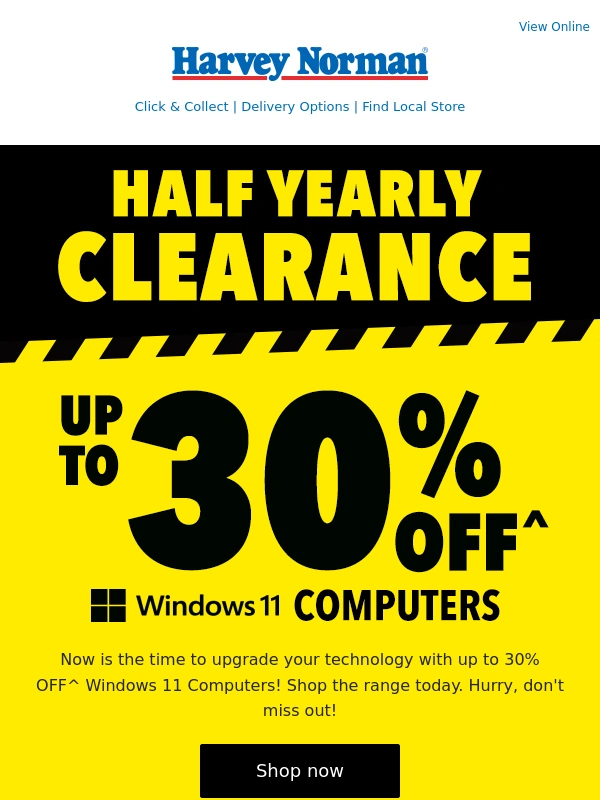 Harvey Norman - Up to 30% off^ Windows 11 Computers | Great Deals on Samsung,Google Pixel & more
