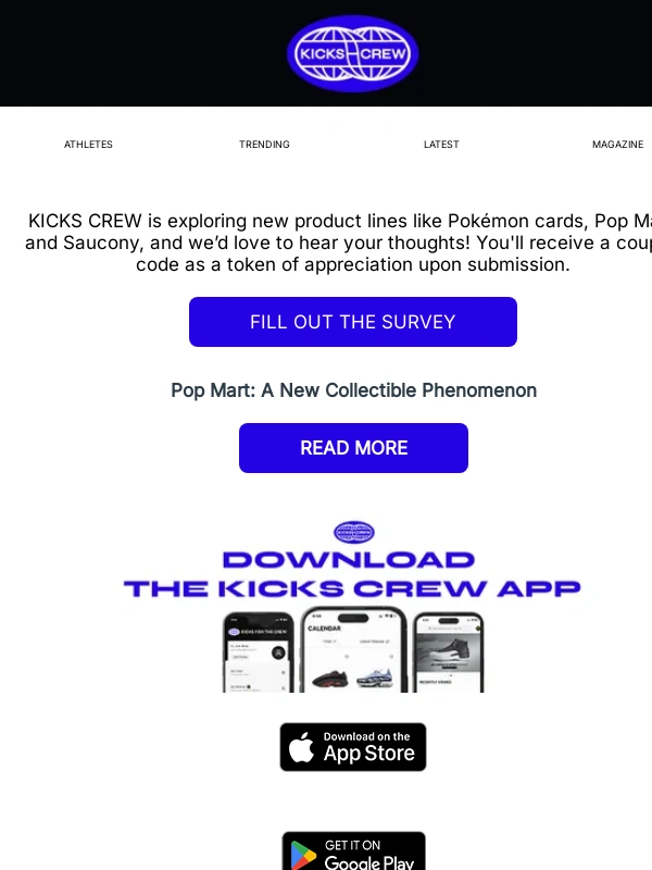 KicksCrew - ? Limited-Time Pop Mart Giveaway