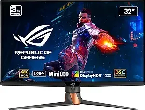 32″ ASUS ROG Swift 4K Mini LED 160Hz 1ms IPS Gaming Monitor (PG32UQXR) $799 + Free Shipping