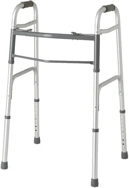 Medline Two-Button Folding Walker