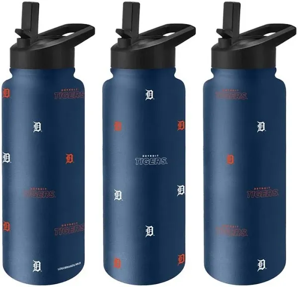 Logo Brands Detroit Tigers Steep and Repeat Quencher Bottle