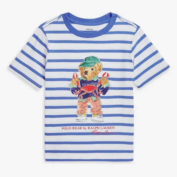 Polo Ralph Lauren Kids Polo Bear Striped T-Shirt