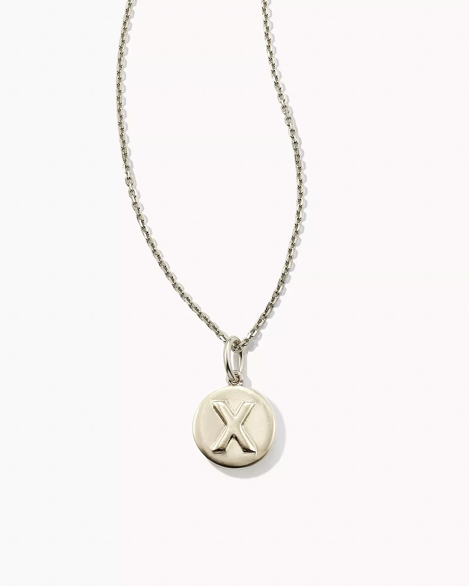 Kendra Scott Letter X Coin Pendant Necklace