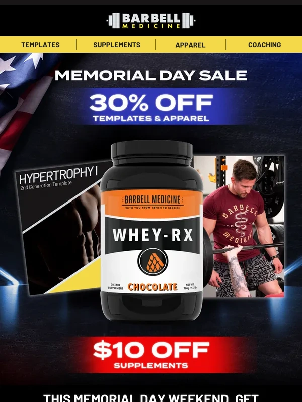 Barbell Medicine - Memorial Day Sale: Up to 30% off! ??