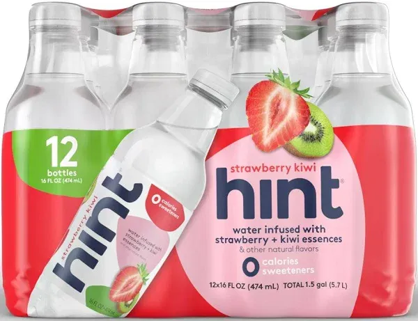 Hint Strawberry Kiwi Flavored Water