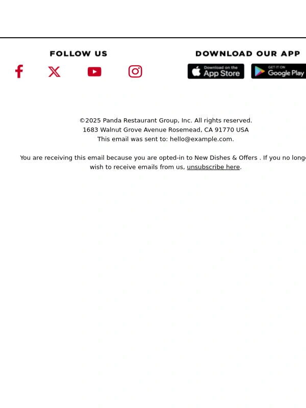 Panda Express - Scratch & Reveal Week 3's Offer!