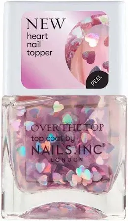 Nails.INC Romancing in Regents Park Heart Topper Nail Polish
