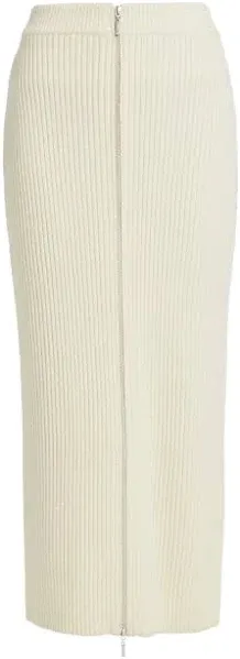 Rosetta Getty Women's Zip Up Maxi Skirt