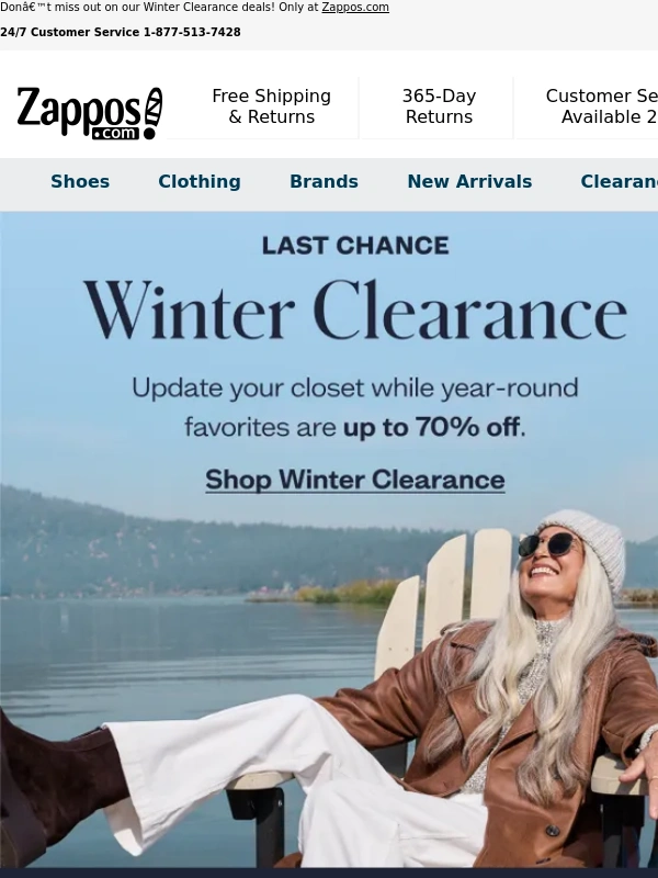 Zappos - LAST CHANCE: Up to 70% Off! ?