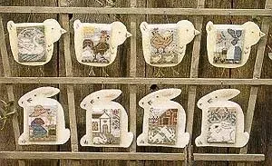 Bunnies and Chicks Cross Stitch Pattern | The Prairie Schooler