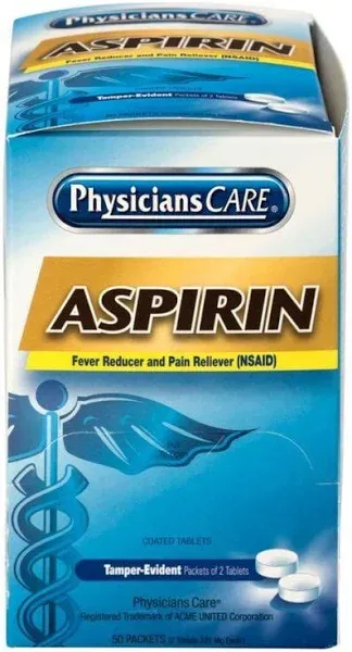 PhysiciansCare Aspirin Medication 90014